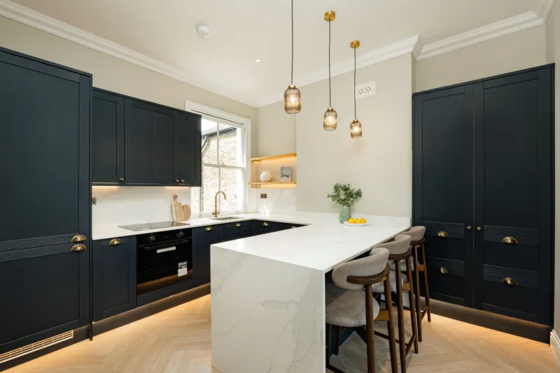 The kitchen at Knoll Road